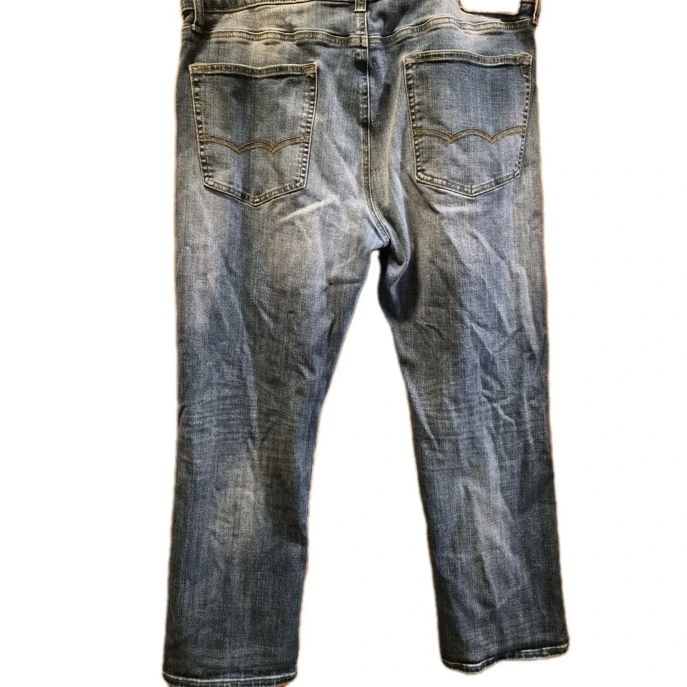 American Eagle Jeans‎ Mens 36x30 Blue Extreme Flex Straight Leg Denim Stretch